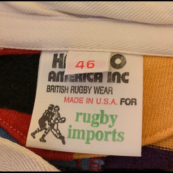 Very unqiue color block rugby shirt! - Picture 3 of 4